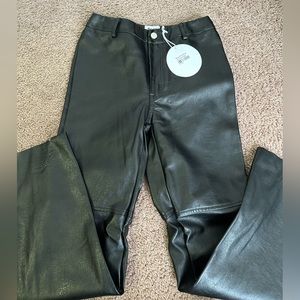 PRINCESS POLLY high rise leather pants
